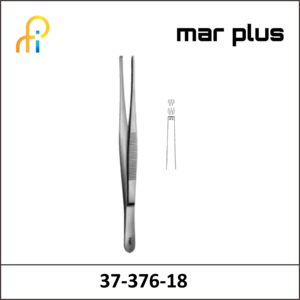 MAR PLUS TISSUE FORCEPS 2X3 180MM